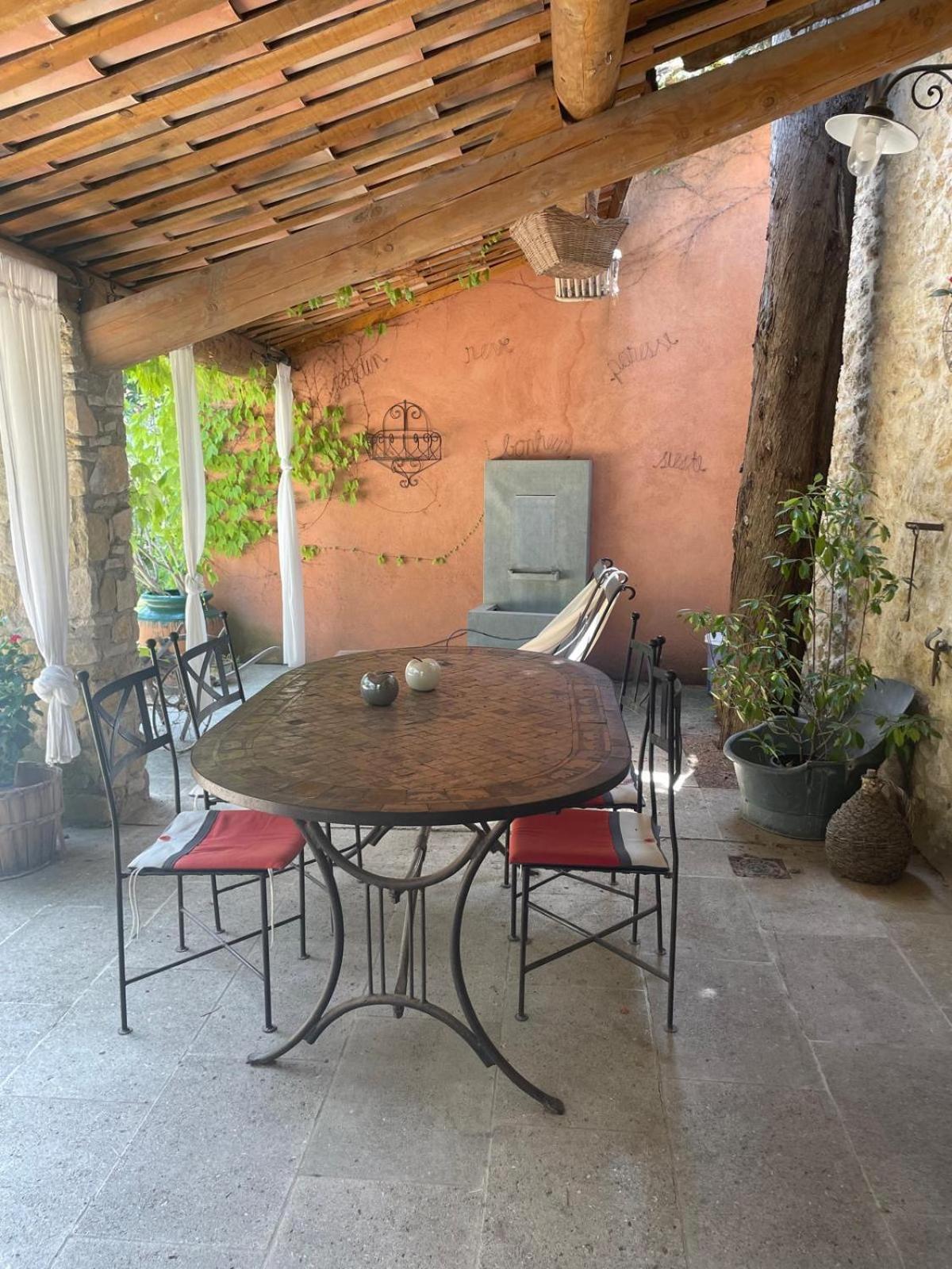 Bed and Breakfast Mas De Foncaudette Lourmarin Zewnętrze zdjęcie